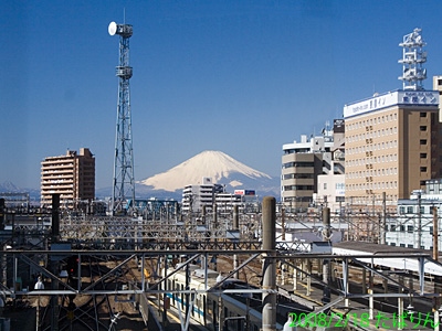小田急 江ノ島線 藤沢（ふじさわ）駅 | 駅から見る富士山