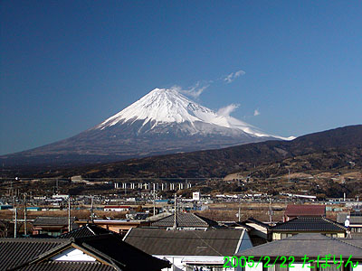 Jr東海 東海道線 東田子の浦 ひがしたごのうら 駅 駅から見る富士山
