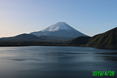 2019年4月28日の富士山