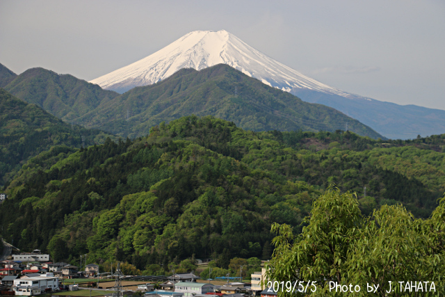 2019年5月5日の富士山