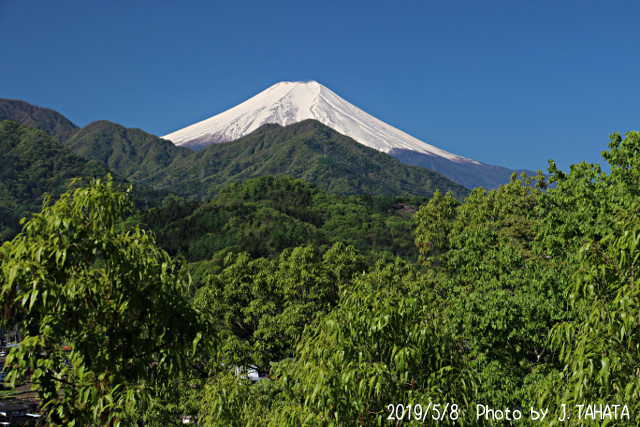 2019年5月8日の富士山