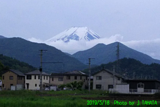 2019年5月18日の富士山