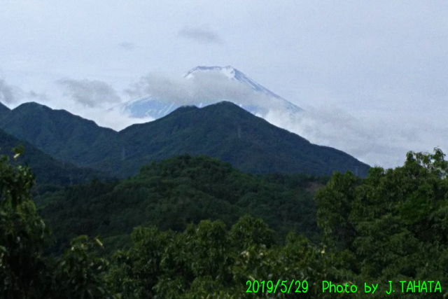 2019年5月29日の富士山