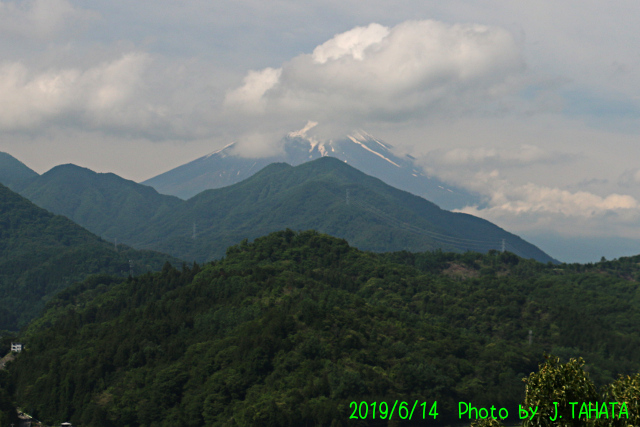 2019年6月14日の富士山写真