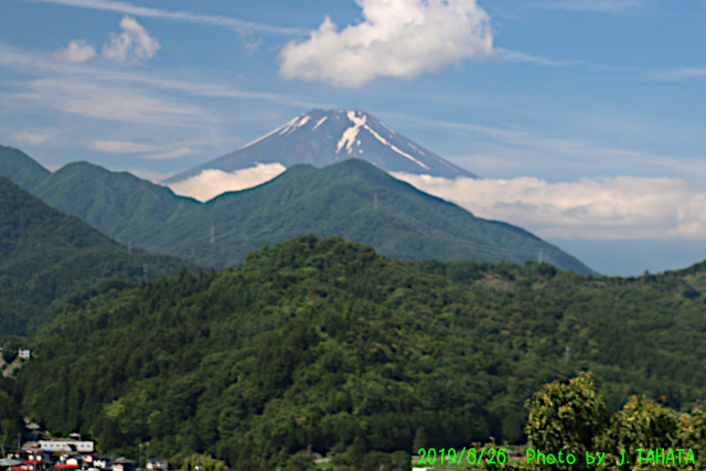 2019年6月26日の富士山写真