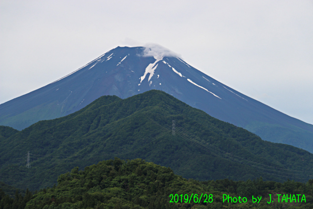 2019年6月28日の富士山写真