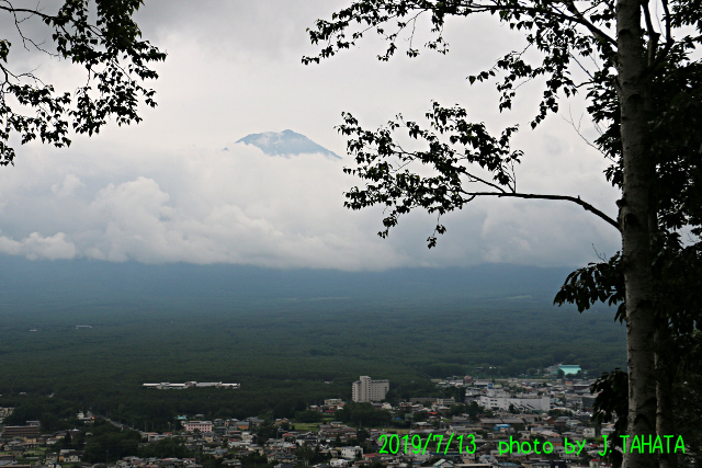 2019年7月13日の富士山