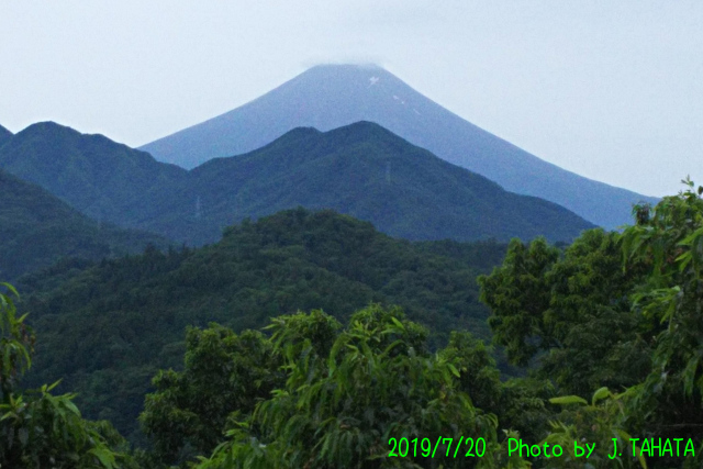 2019年7月20日の富士山