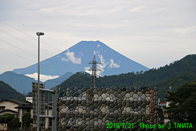 2019年7月21日の富士山