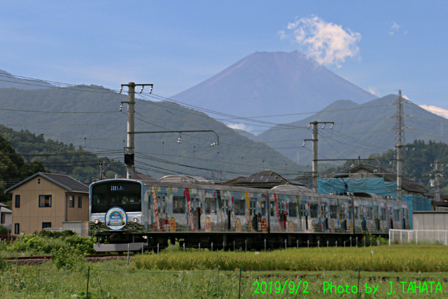 2019年9月2日の富士山