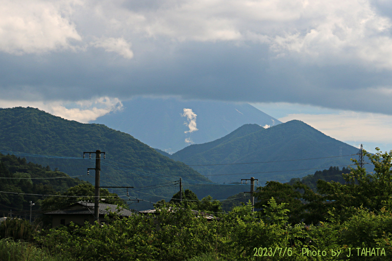 2023年7月6日の富士山写真