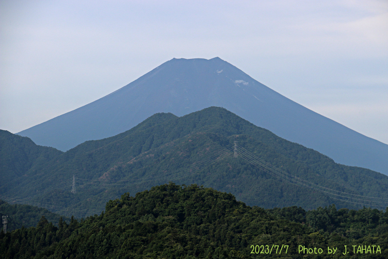 2023年7月日の富士山写真