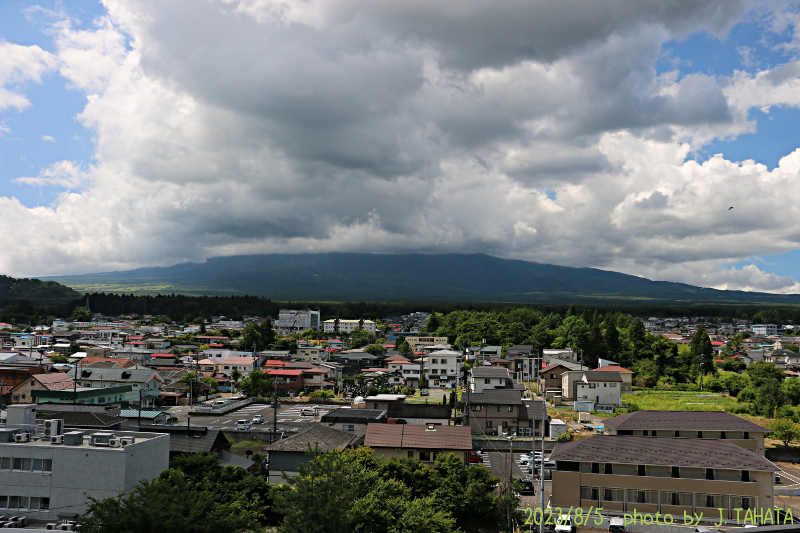 2023年8月5日の富士山写真