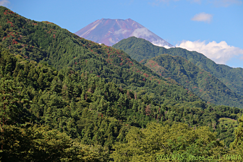 2023年8月25日の富士山写真