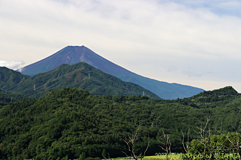 2023年8月30日の富士山写真