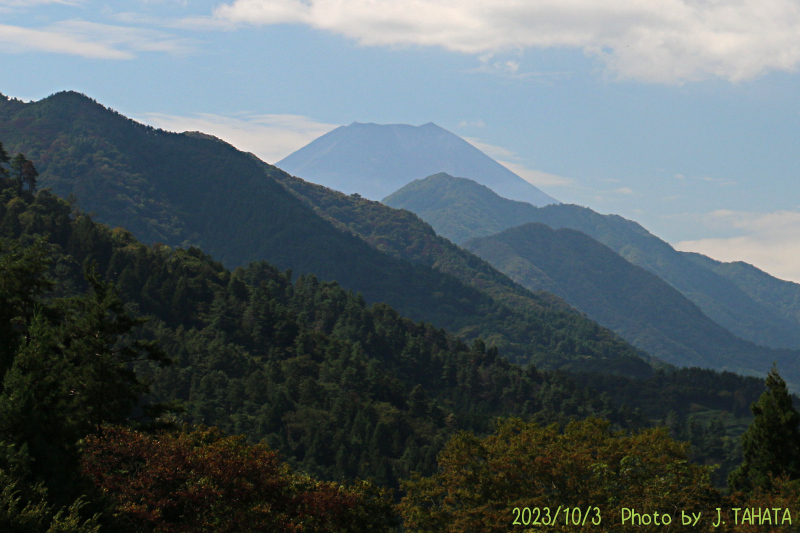 2023年10月3日の富士山写真