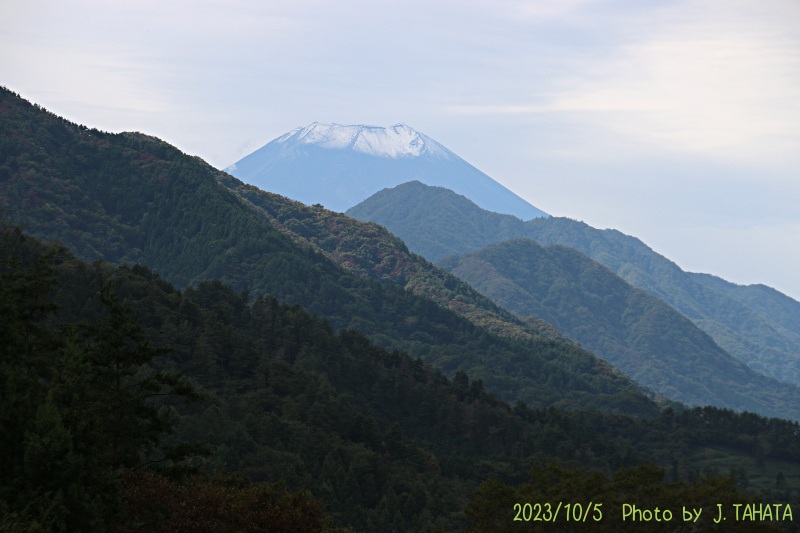 2023年10月5日の富士山写真