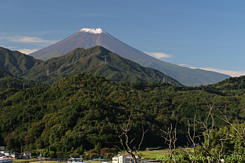 2023年10月6日の富士山写真