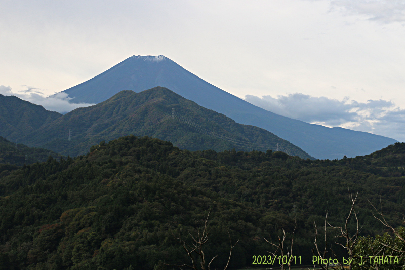 2023年10月11日の富士山写真