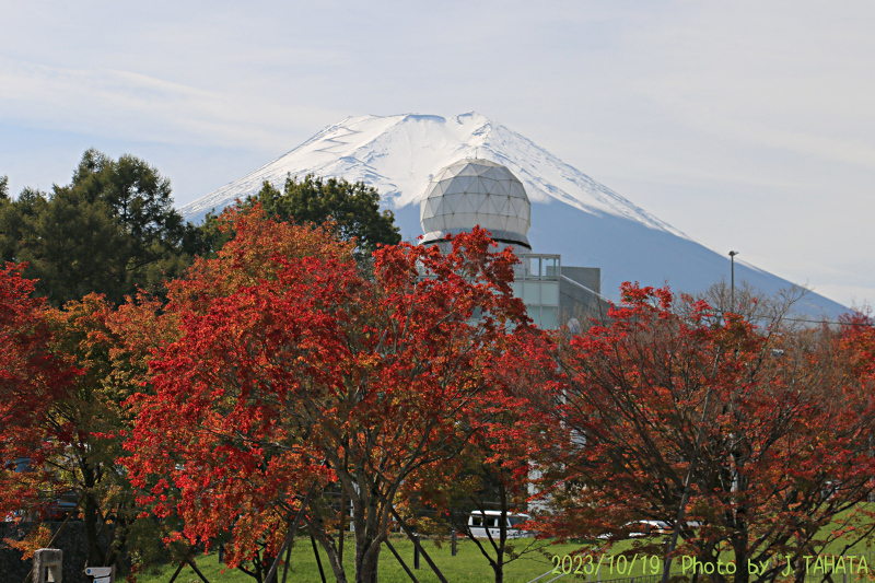 2023年10月19日の富士山写真