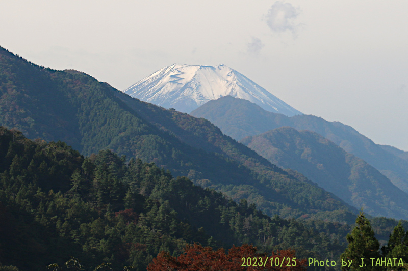 2023年10月25日の富士山写真