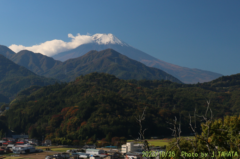 2023年10月26日の富士山写真