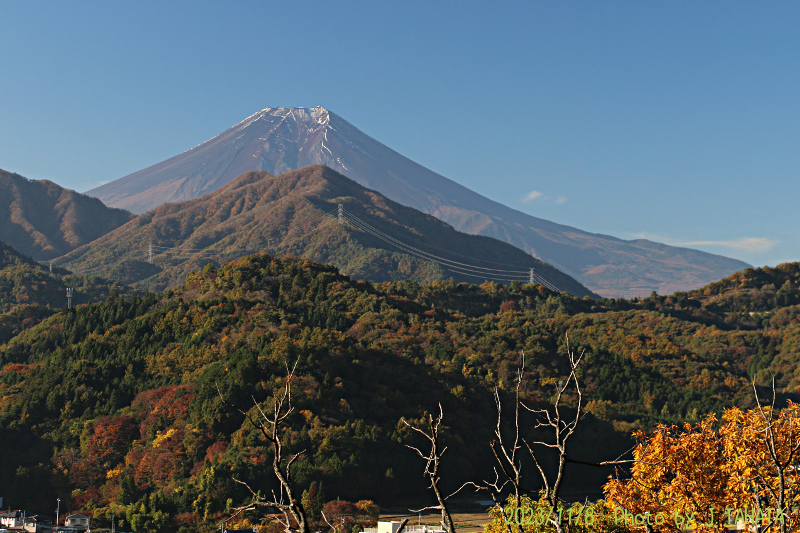 2023年11月8日の富士山写真