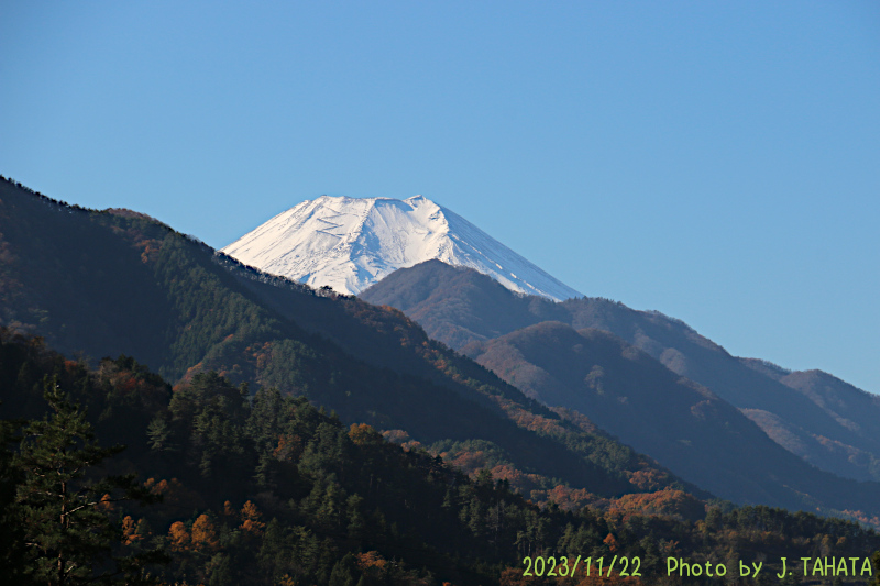 2023年11月22日の富士山写真