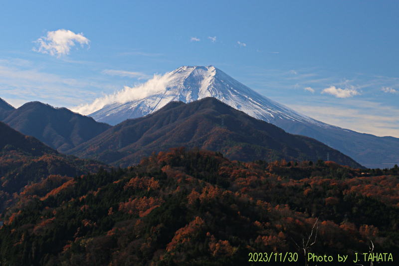 2023年11月30日の富士山写真