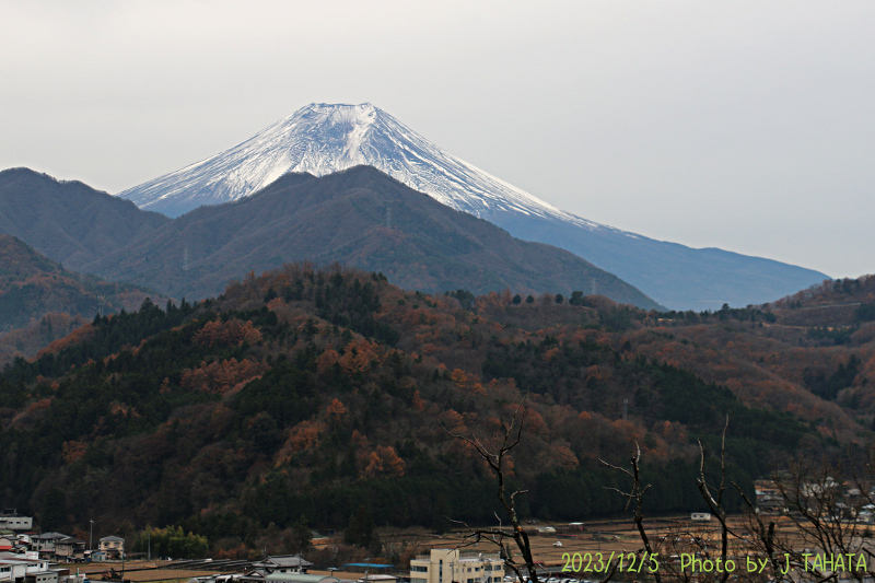 2023年12月5日の富士山写真