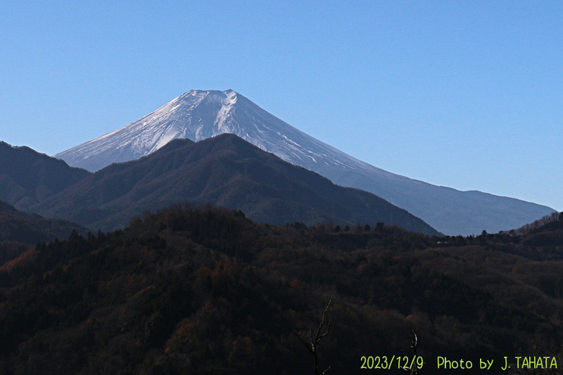 2023年12月9日の富士山写真