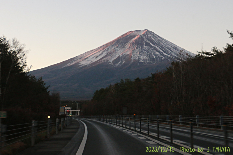 2023年12月10日の富士山写真