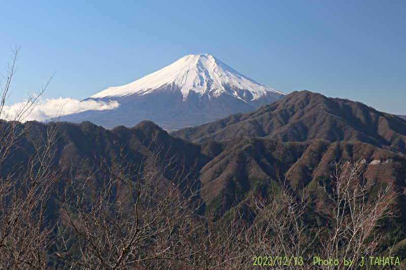 2023年12月13日の富士山写真