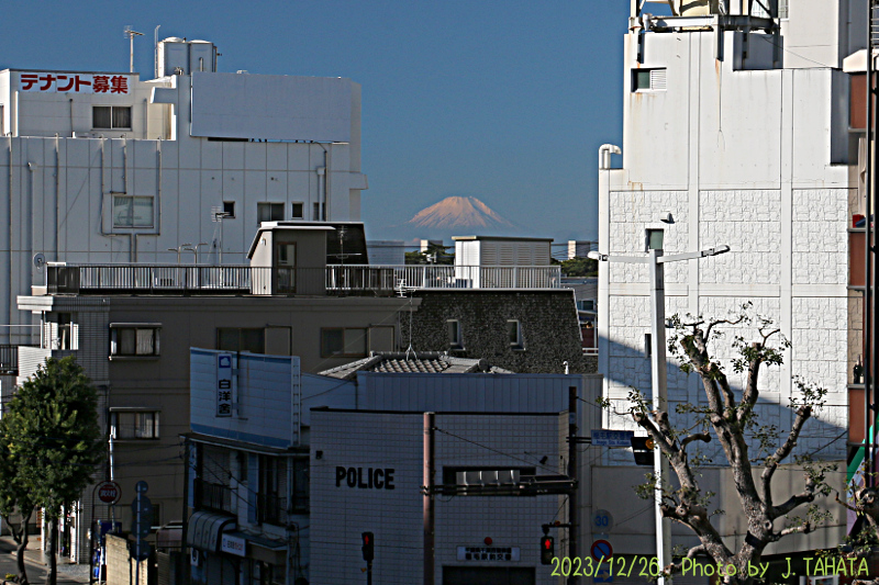 2023年12月26日の富士山写真