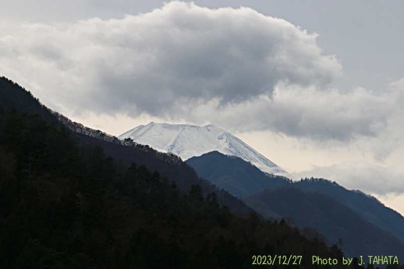 2023年12月27日の富士山写真