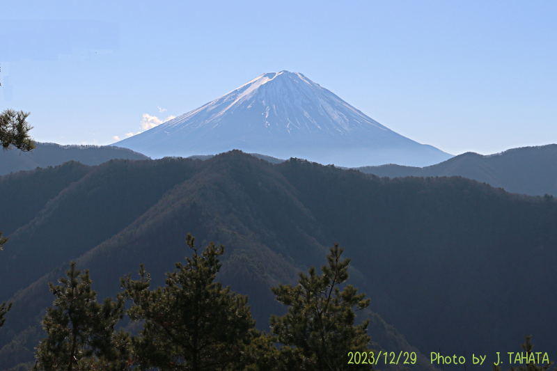 2023年12月29日の富士山写真