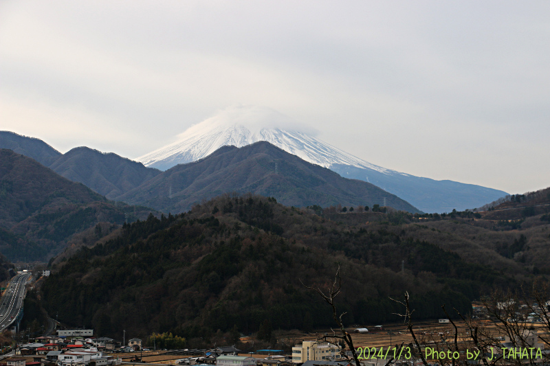 2024年1月3日の富士山写真