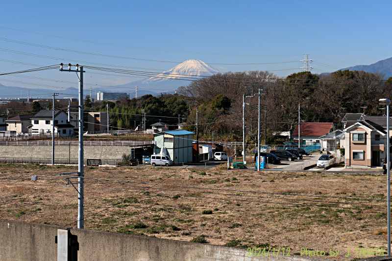 2024年1月12日の富士山写真
