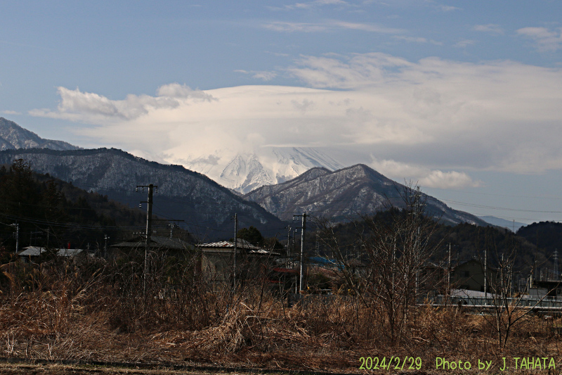 2024年2月29日の富士山写真