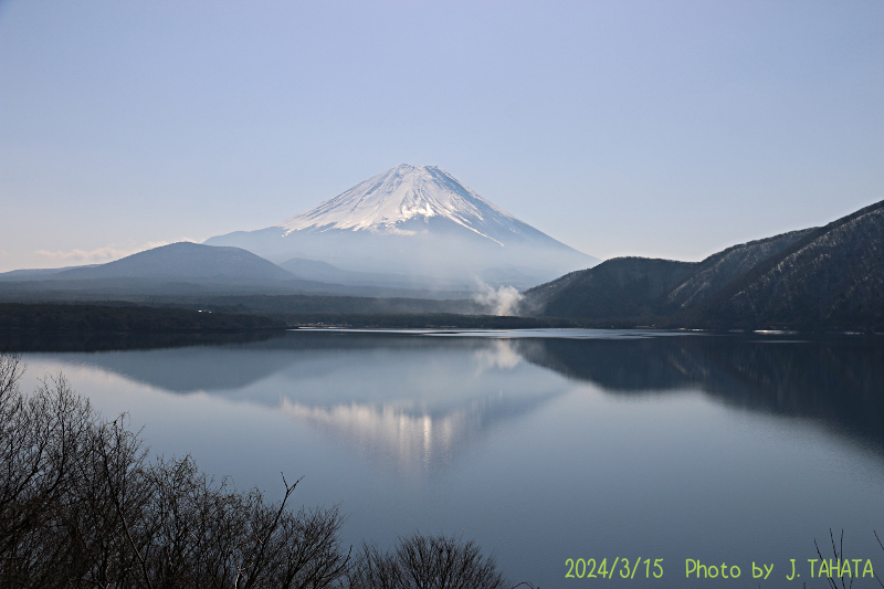 2024年3月15日の富士山写真