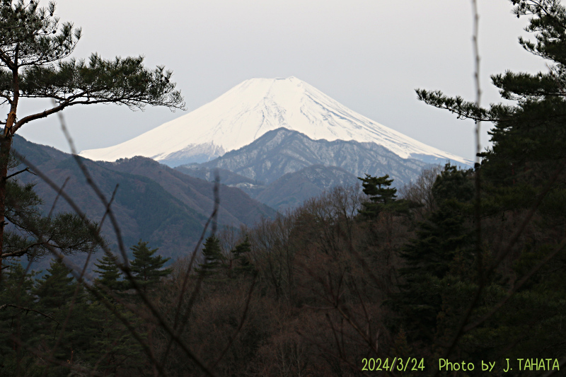 2024年3月24日の富士山写真