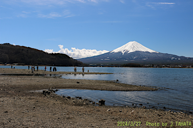2024年3月27日の富士山写真