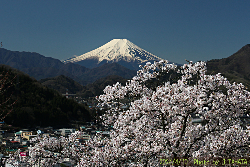 2024年4月10日の富士山写真