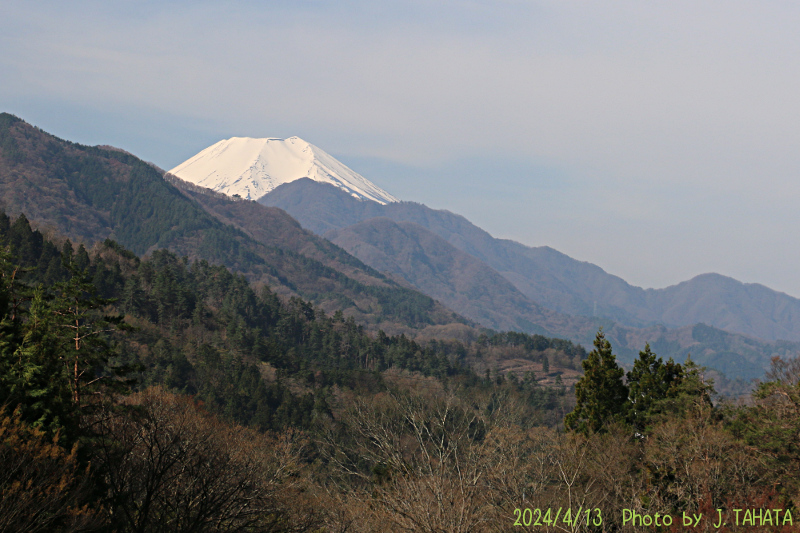 2024年4月13日の富士山写真