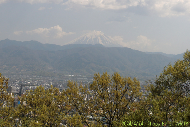 2024年4月14日の富士山写真