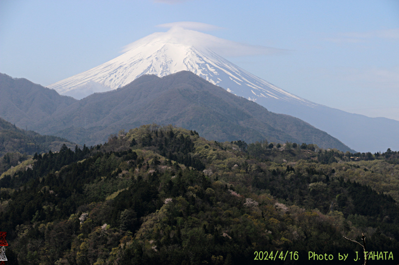 2024年4月16日の富士山写真