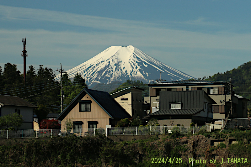 2024年4月26日の富士山写真