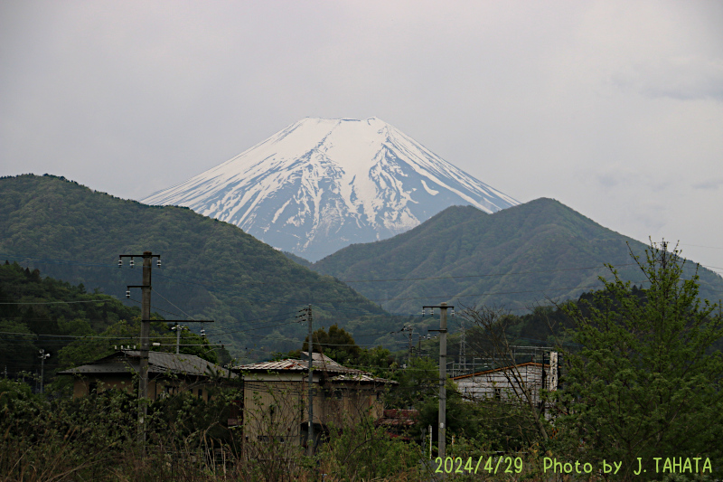 2024年4月29日の富士山写真