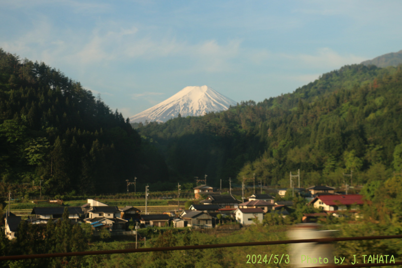 2024年5月3日の富士山写真