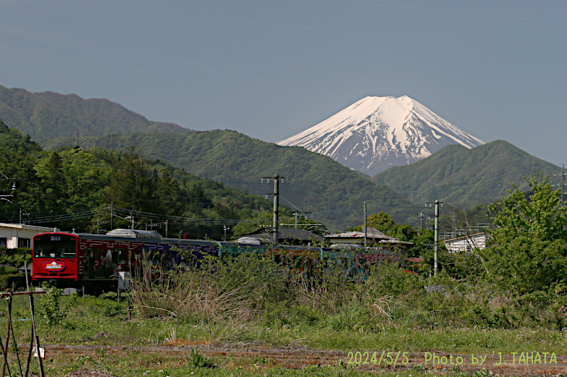 2024年5月5日の富士山写真